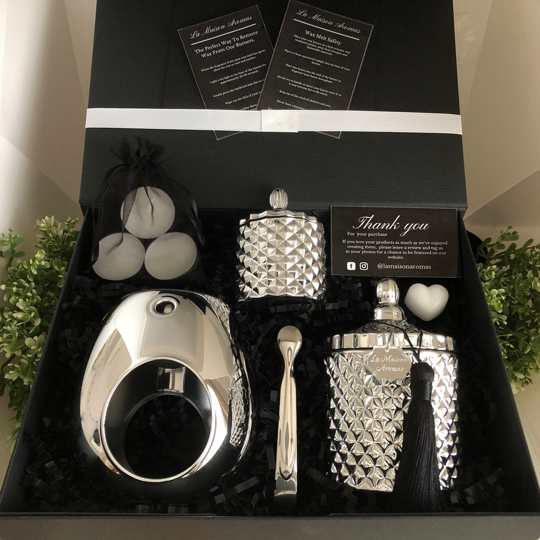 The LUXE Heart Set - Silver