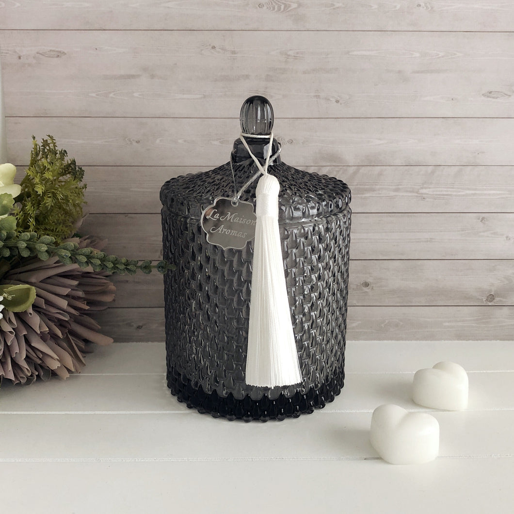 Raindrop Wax Melt Vessel - Grey