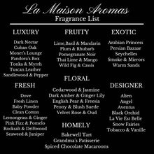 Load image into Gallery viewer, La Maison Aromas - Wax Melt Fragrance List
